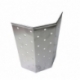 Perforated waste bucket