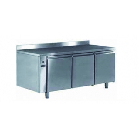 Ventilated positive refrigerated worktable - 400 x 600 - depth 800 mm - without generator