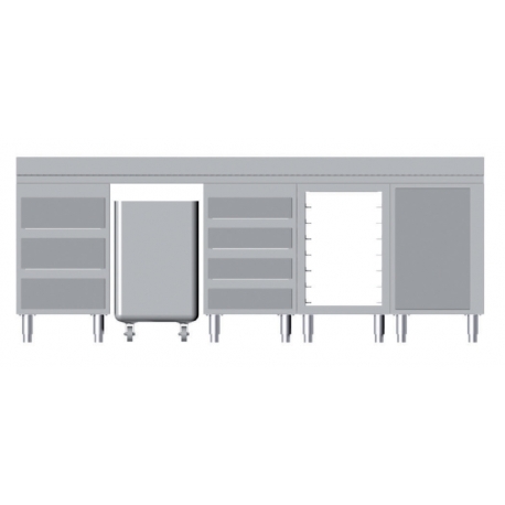 Composition of furniture L 2500 m