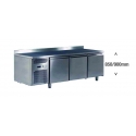 Ventilated positive refrigerated worktable - 400 x 600 - depth 800 mm - without generator