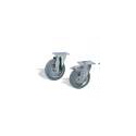 OPTION CASTORS ( 4 ,  2 with brakes)