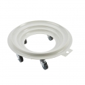 Socle rond 5 roues pour fut 30, 50 et 100 L