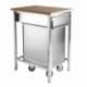 Premium salting table : Dimensions:500x700x930, Top:SS, Top drawer:Yes