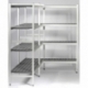 Shelves aluminium duralinox NF : Depth:565, Levels:3, Lenght:2144